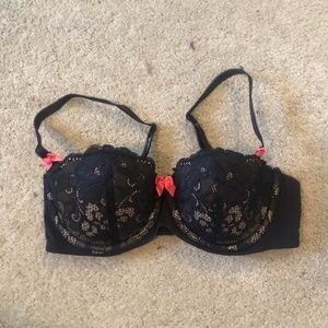 Flattering Black Lace Bra